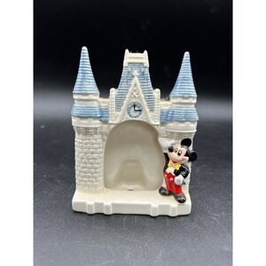 Vtg.  Disney Castle Ceramic Picture Photo Frame. 3 1/4 x 2 3/4" White  1 pc.